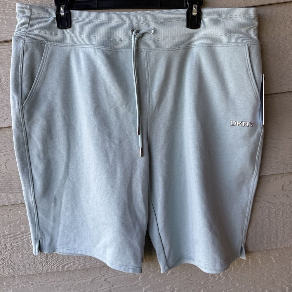 Dkny Performance Sport Drawstring Shorts Women's XL Casual Knee Length Shorts